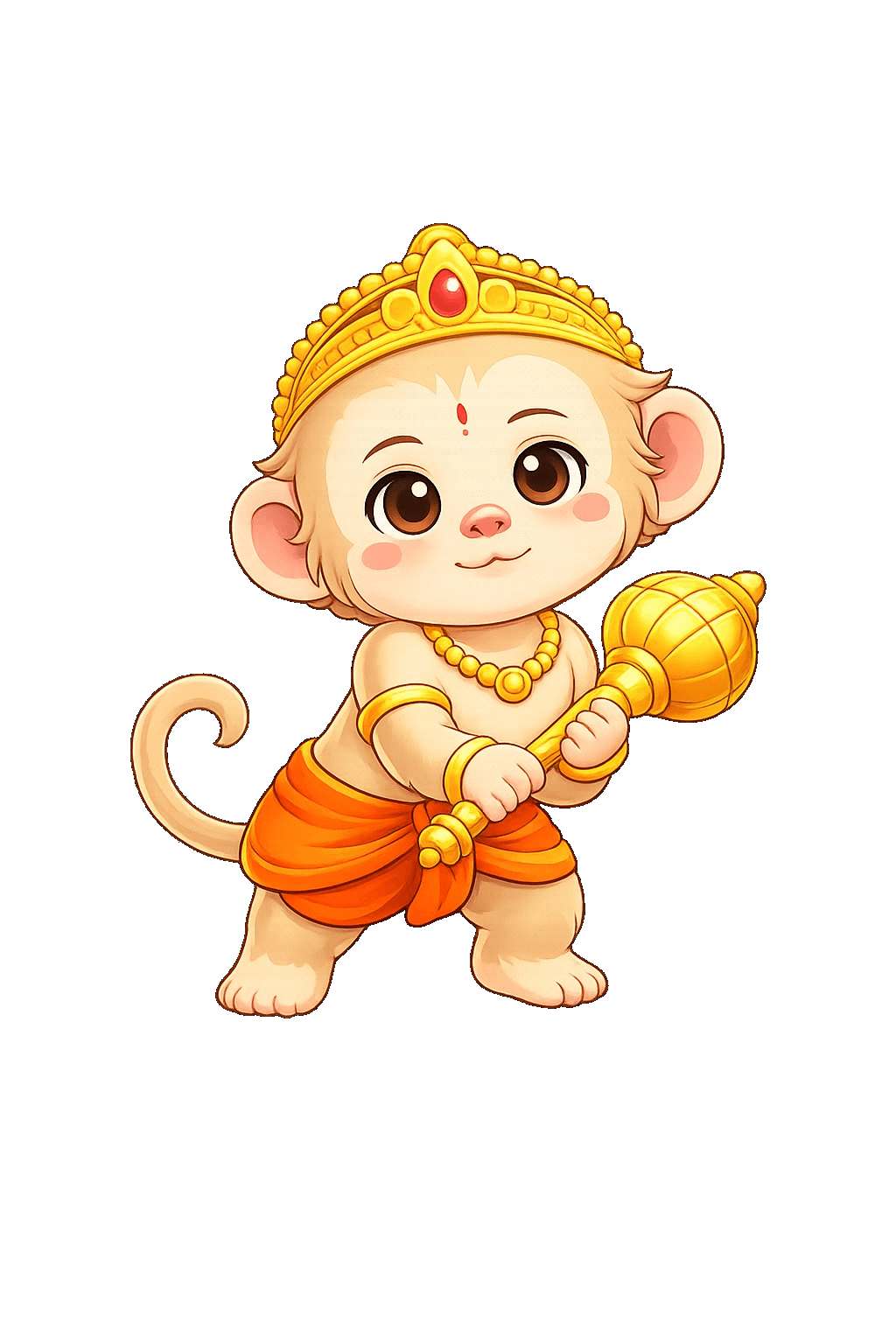 Baby Hanuman, a future character in Maitri Kids.