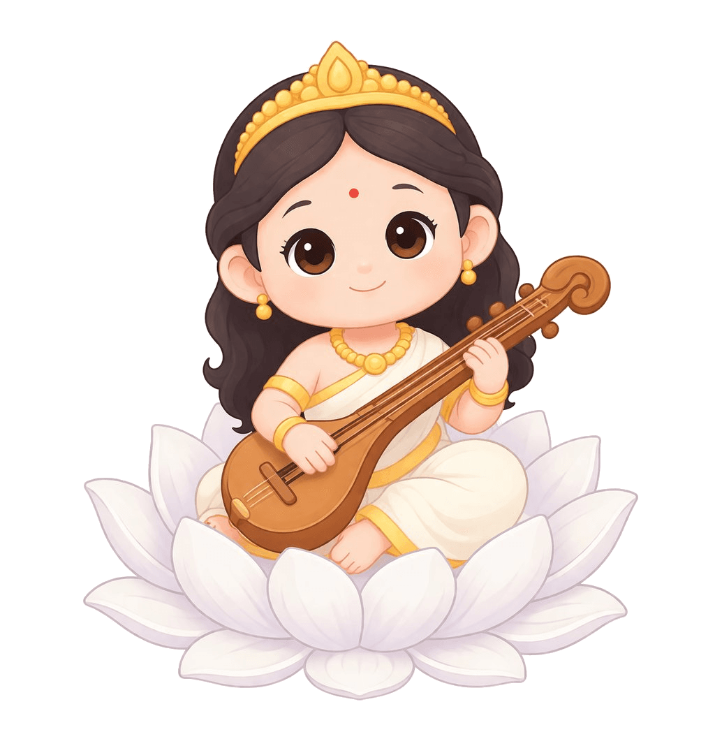Baby Saraswati, a future character in Maitri Kids.
